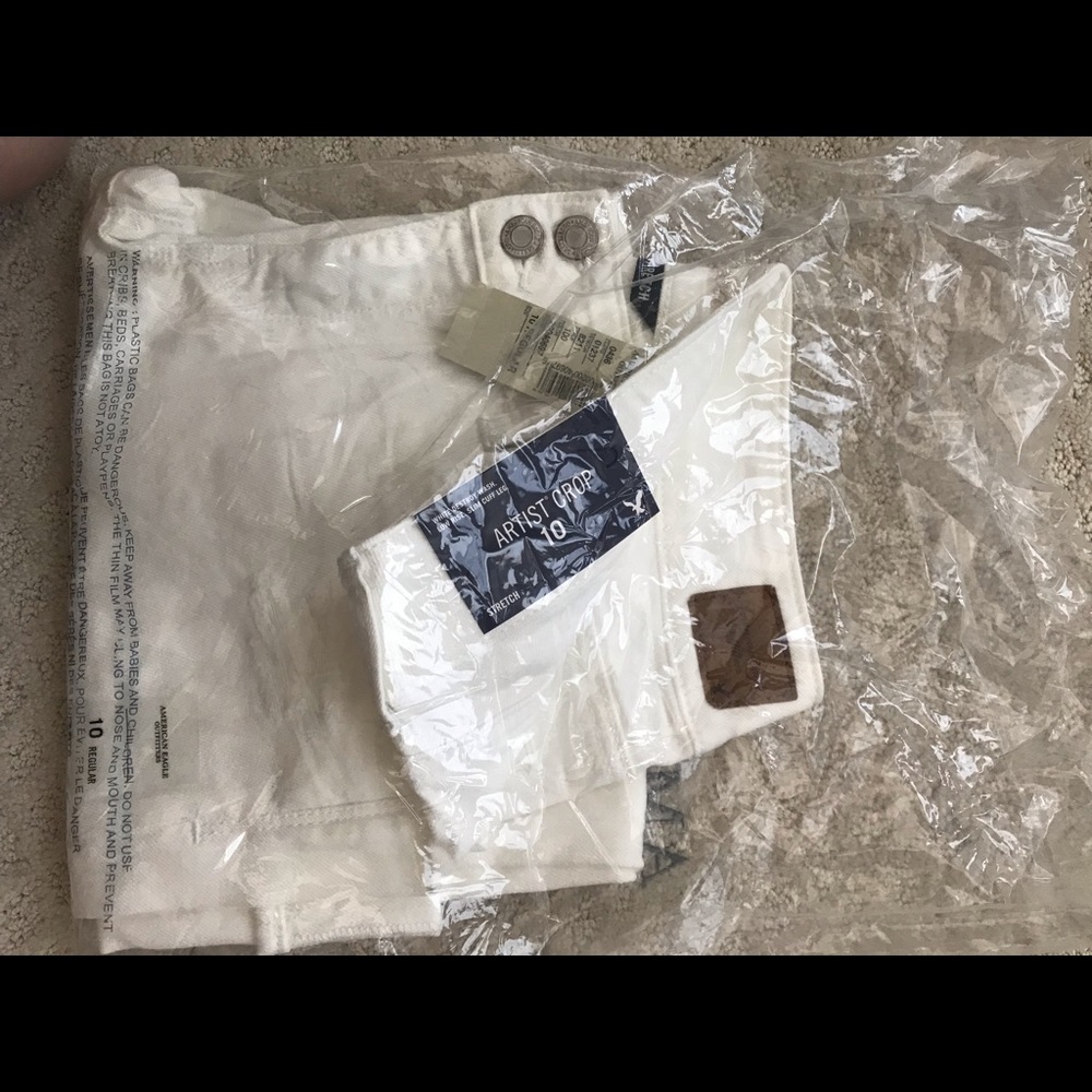 Size 10 American Eagle Artist Crop Stretch Jeans